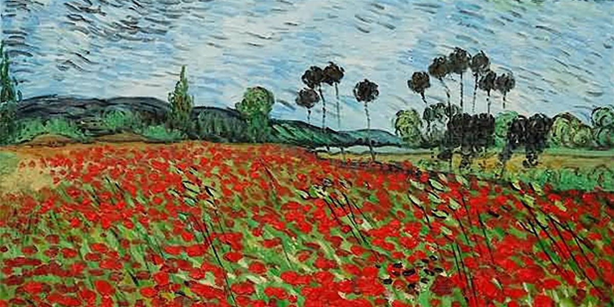 Sip & Paint Van Gogh's Poppy Fields! Salford