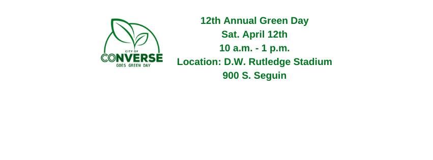 12th Annual Converse Goes Green Day