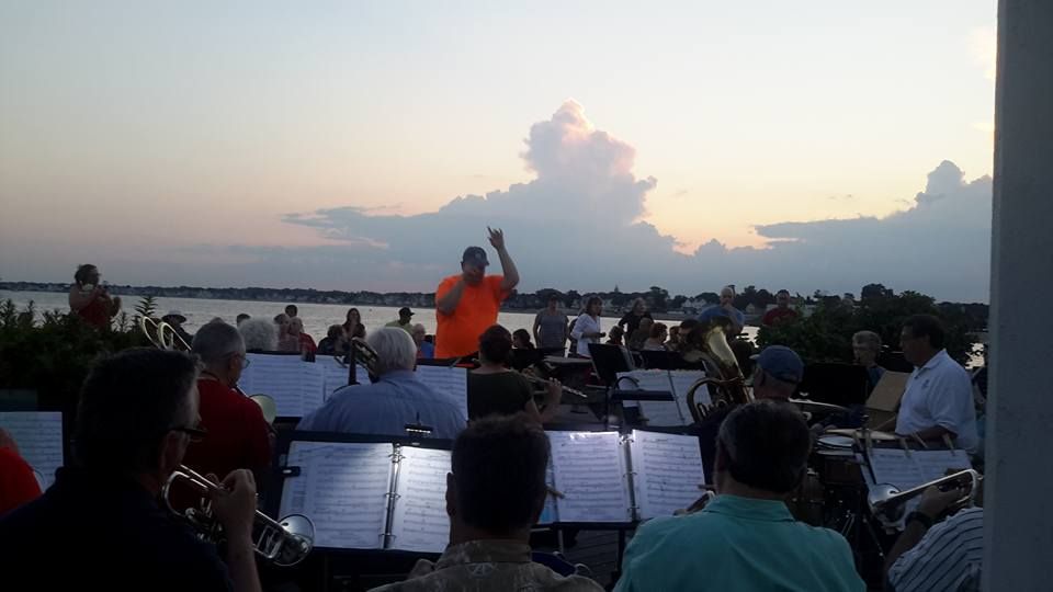 Milford Concert Band performs at Gulf Beach