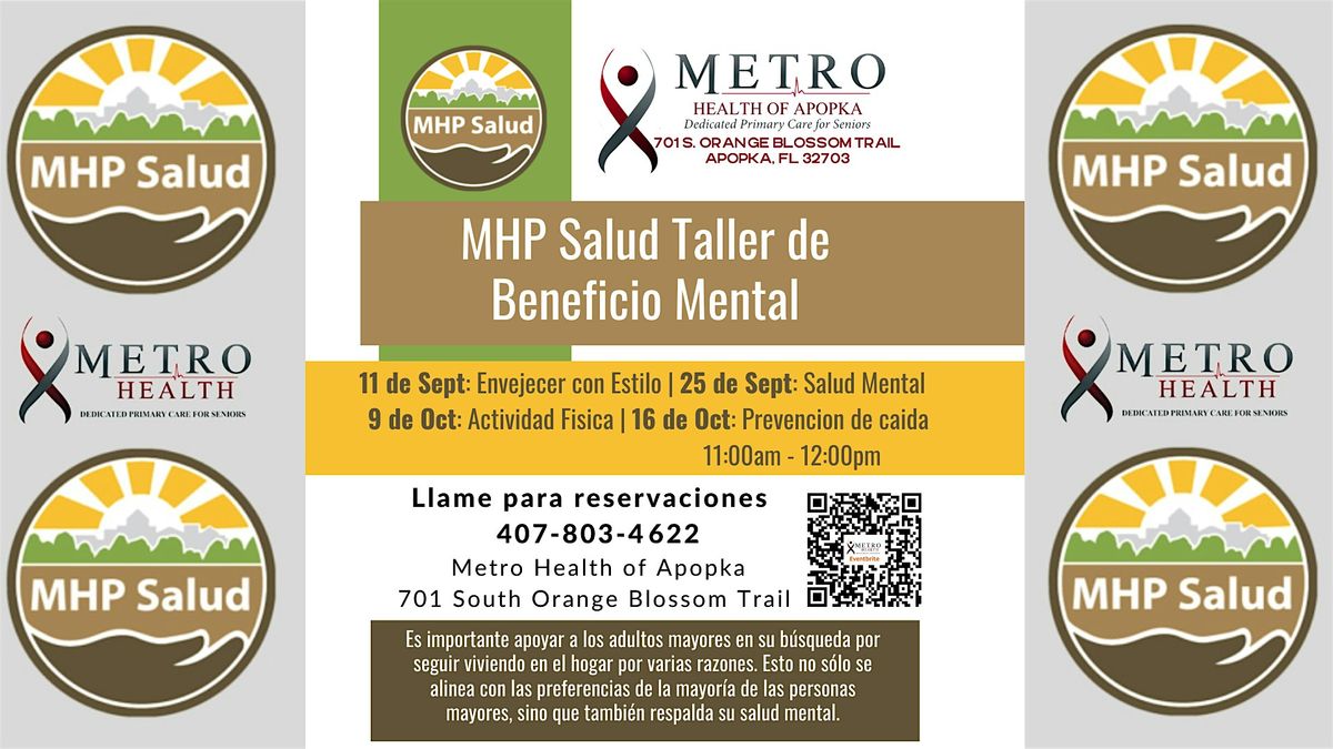 Taller de Beneficio Mental de MHP Salud MetroHealth of Apopka