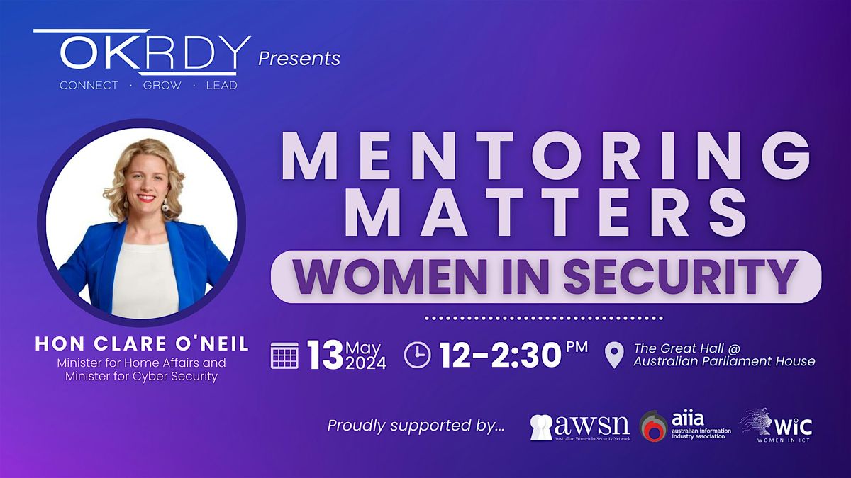 Mentoring Matters \u2013 Women in Security
