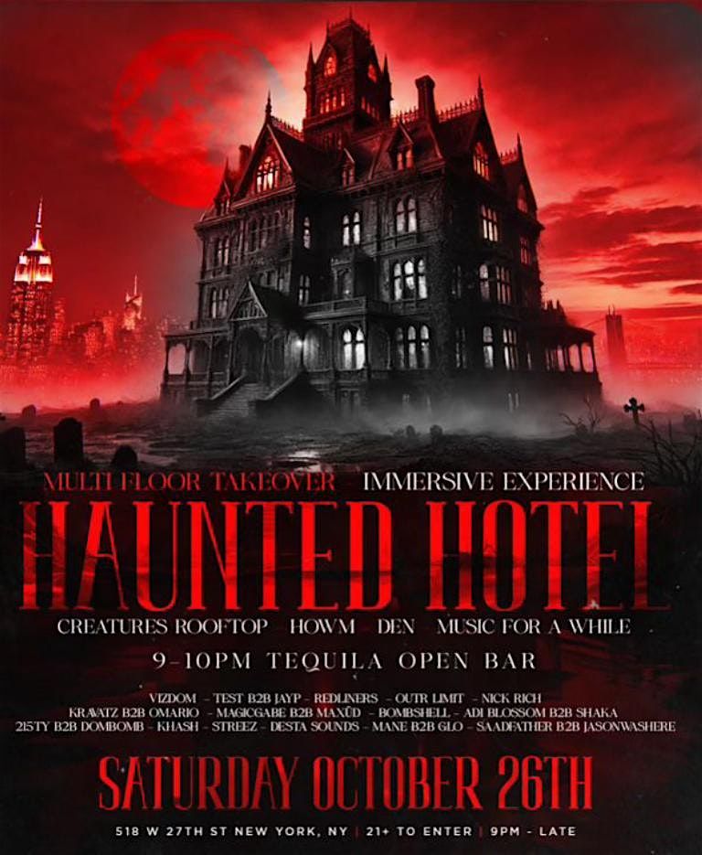 Haunted Hotel Halloween at Selina Rooftop