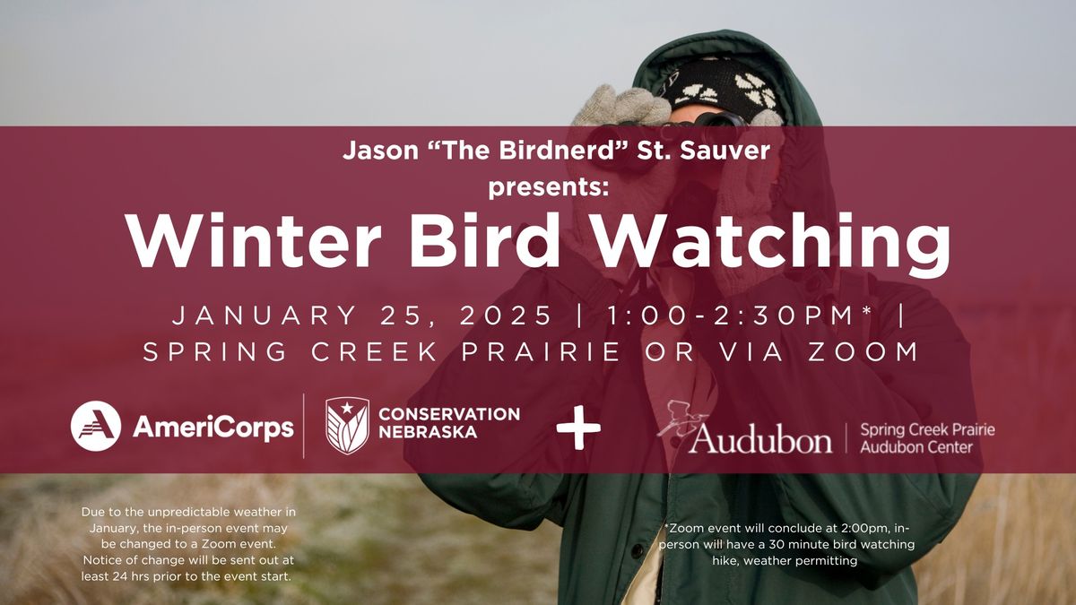 Winter Bird Watching with Spring Creek Prairie