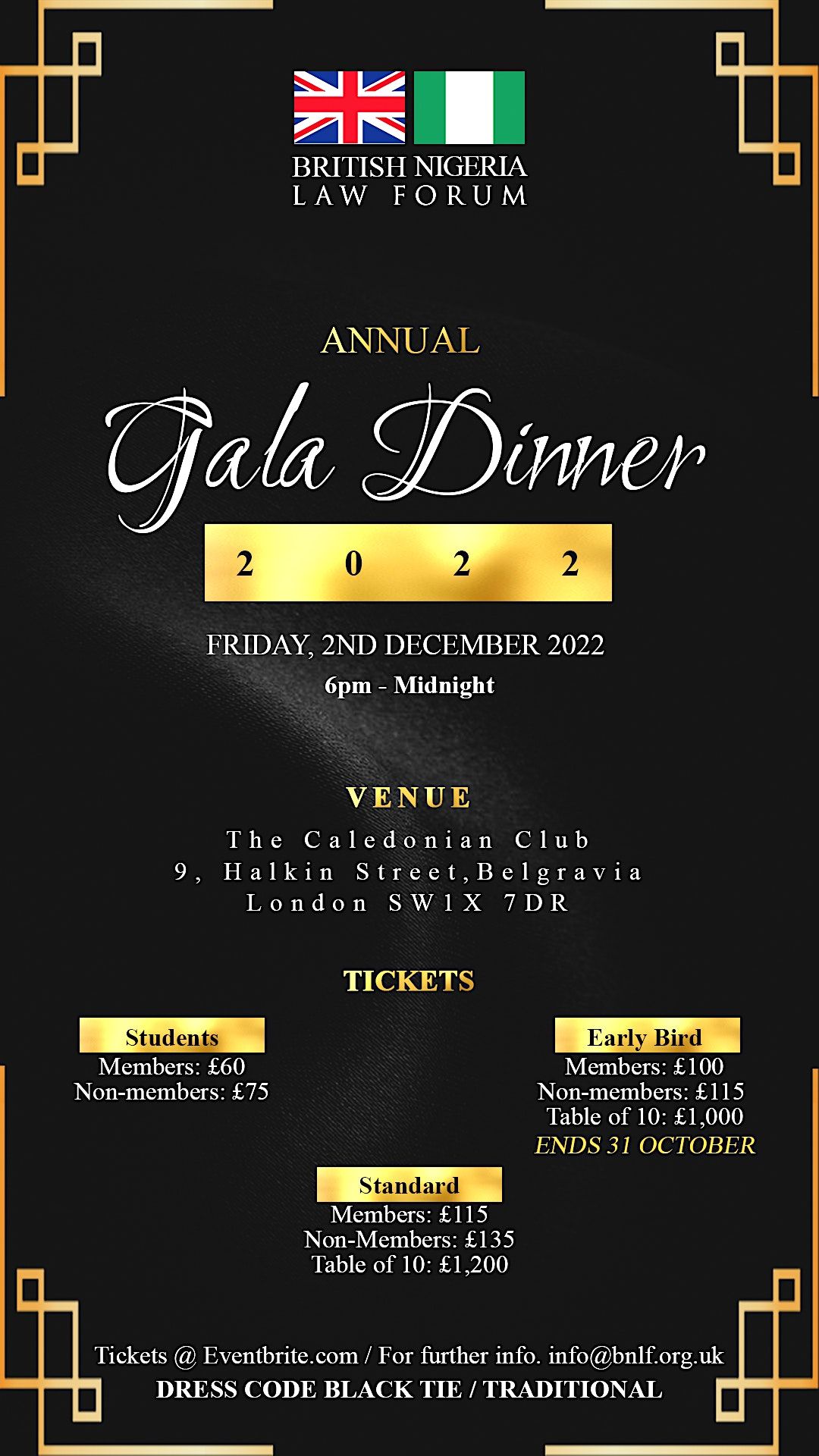 BNLF Annual Gala Dinner 2022