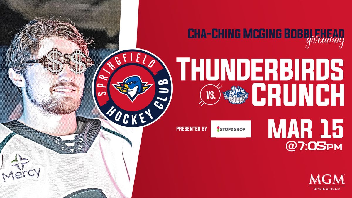 Springfield Thunderbirds vs. Syracuse Rrunch