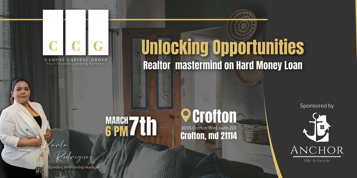 Unlocking Opportunities: Realtor Mastermind on Hard Money Loans