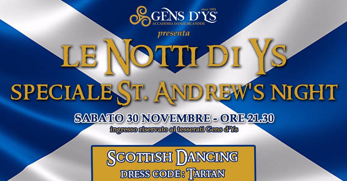 Serata danzante - Speciale St. Andrew's Night