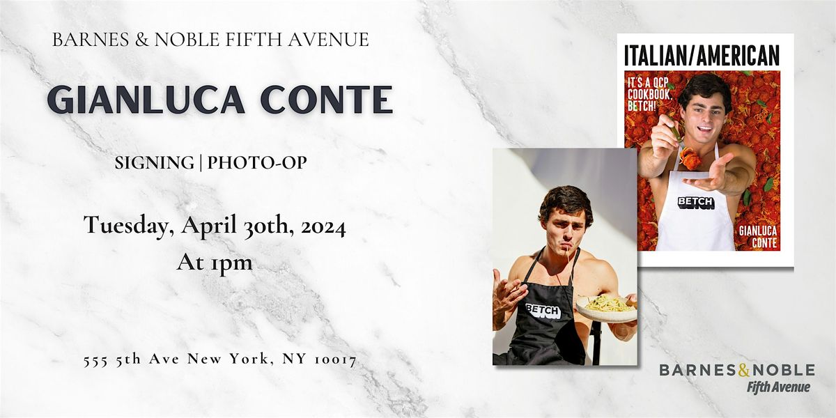 Celebrating the release of Italian\/American with Gianluca Conte @BN 5th Ave
