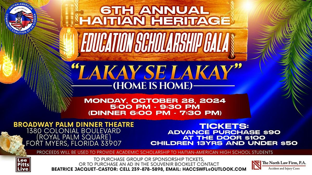 6th Annual Scholarship Gala-Haitian-American Community Coalition of SWFL