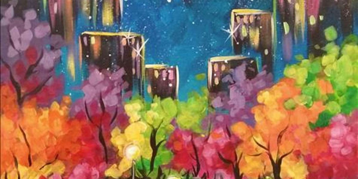 Autumn Glows Bright In The City - Paint and Sip by Classpop!\u2122