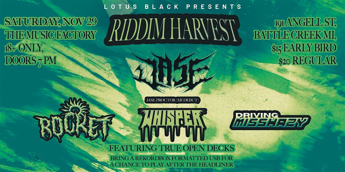 LOTUS BLACK PRESENTS: RIDDIM HARVEST