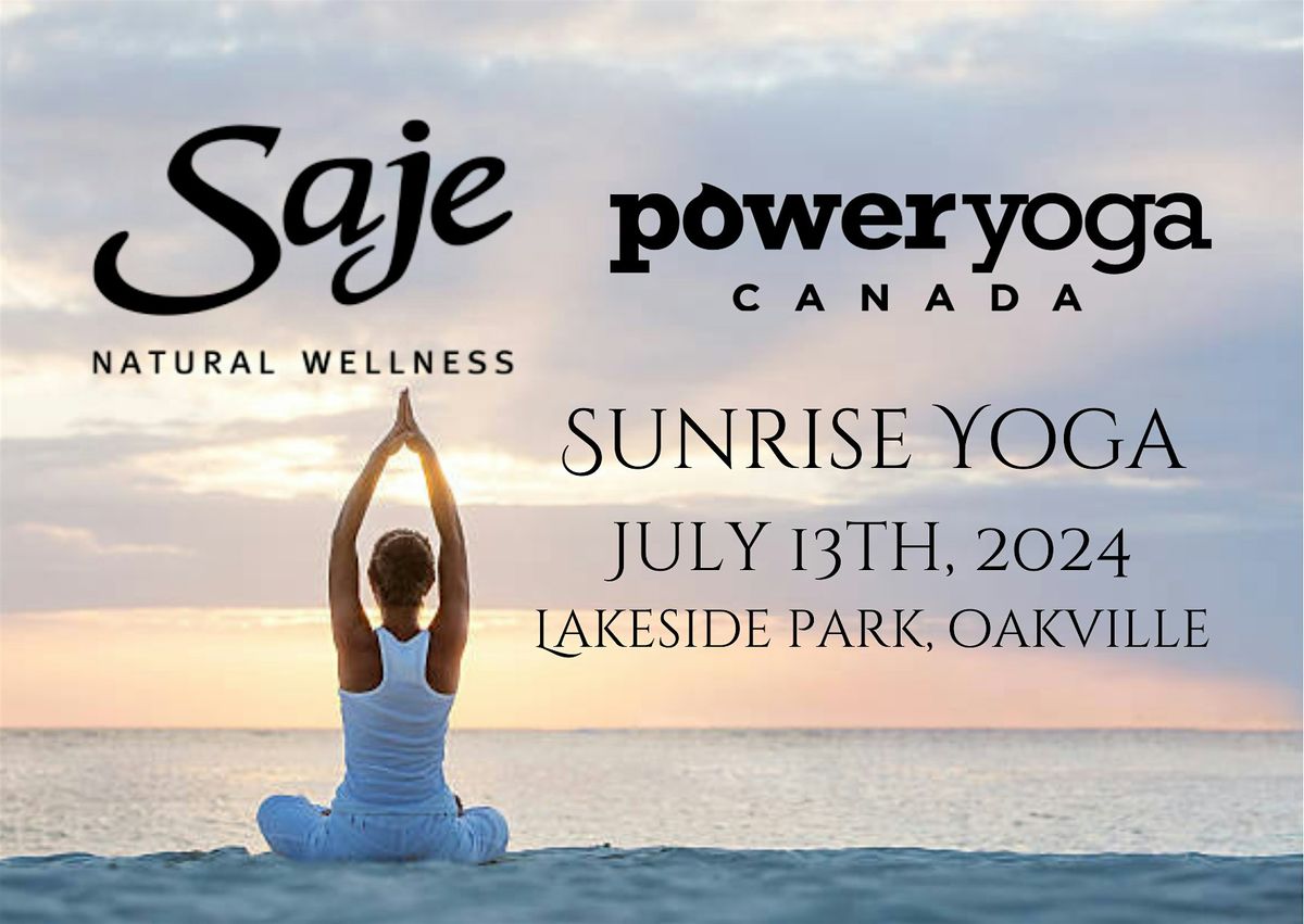 Sunrise Yoga with Saje Natural Wellness + PYC Oakville