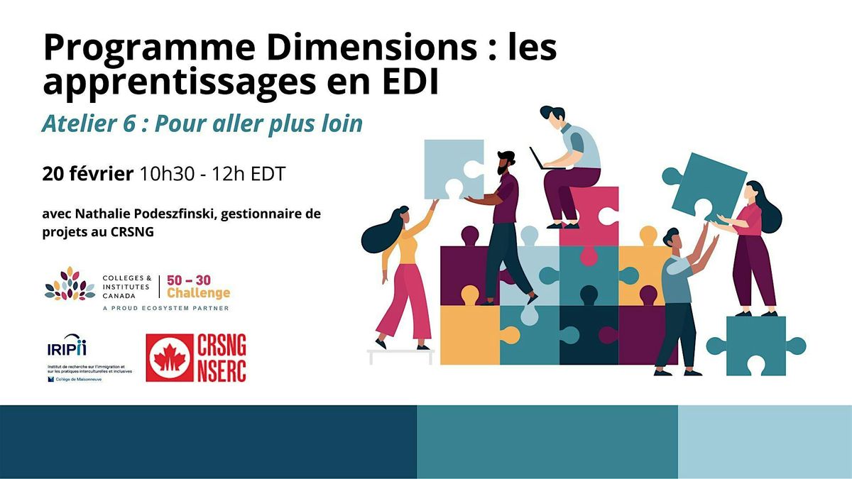 Programme Dimensions: les apprentissages en EDI