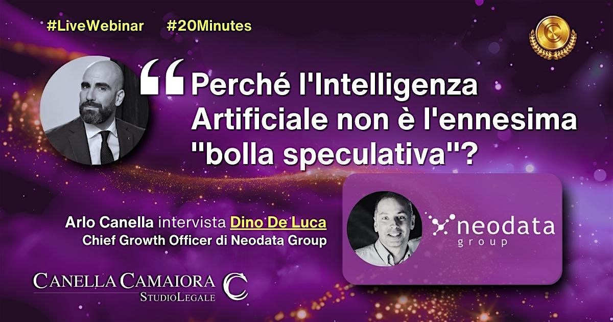 Perch\u00e9 l'Intelligenza Artificiale non \u00e8 l'ennesima "bolla speculativa"?