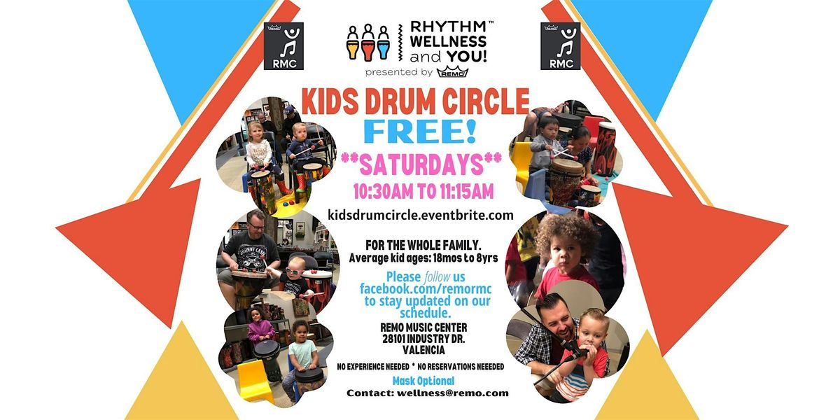REMO Saturday Morning Kids Drum Circle