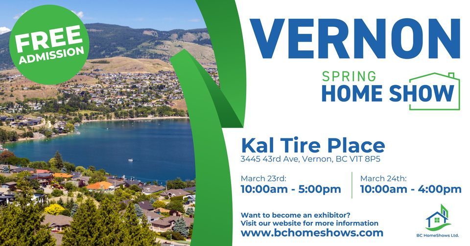 VERNON SPRING HOMESHOW 2024, Kal Tire Place, Vernon, 23 March 2024