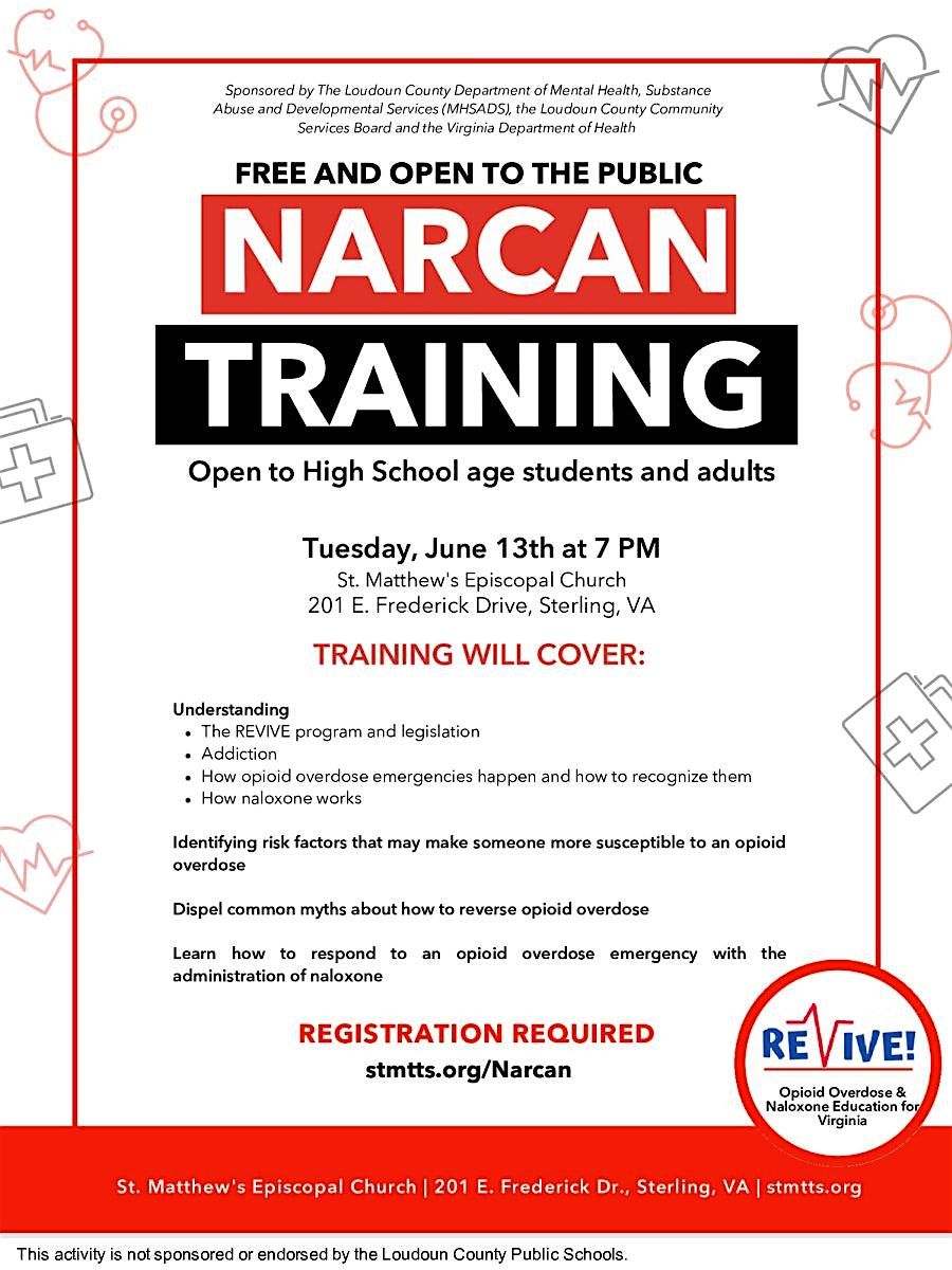 REVIVE! is Virginia\u2019s Opioid Overdose and Naloxone Education  program.
