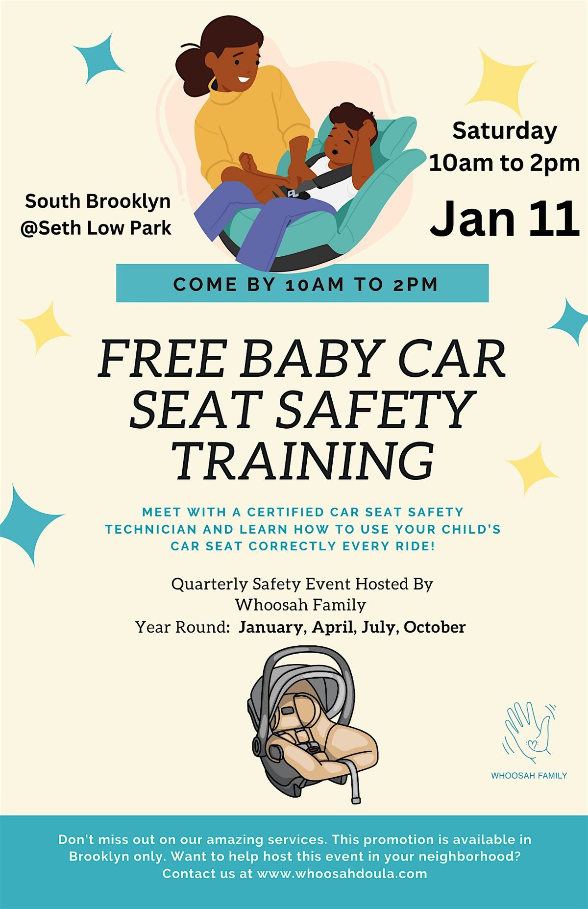 Free Baby Car Seat Safety Check - Great for Expecting Parents Jan. 11 2025