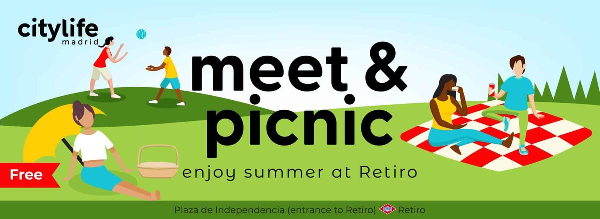 (Aug 24) Meet & Picnic #1 - Enjoy Summer at Retiro