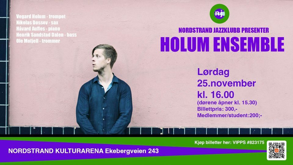 Nordstrand Jazzklubb presenterer Holum Ensemble