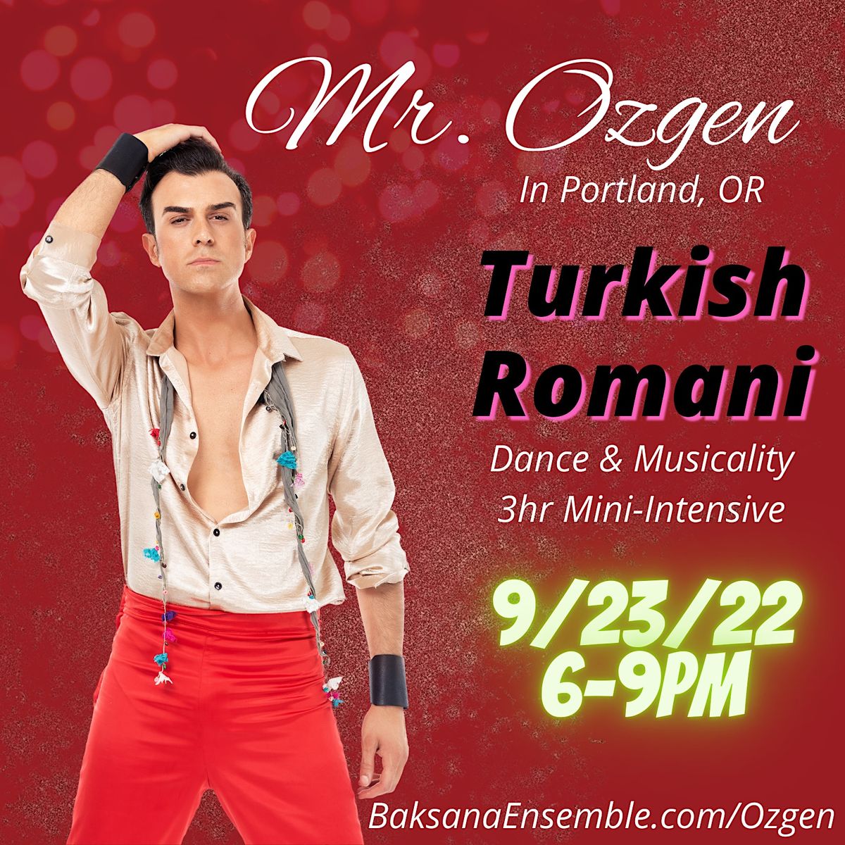 Turkish Romani Dance with Mr. Ozgen in Portland