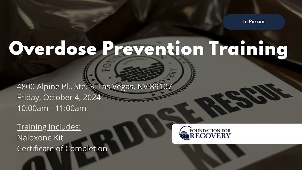 Overdose Prevention Training