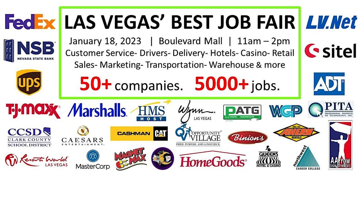 Job Fairs In Las Vegas Nv 2024 Prudy Carlynne