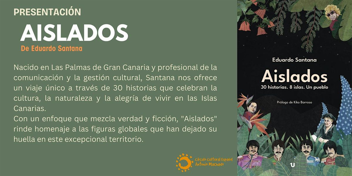 Presentaci\u00f3n del libro "Aislados"