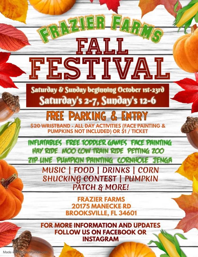 2022 Frazier Farms Fall Festival, Frazier Farms, Brooksville, 9 October