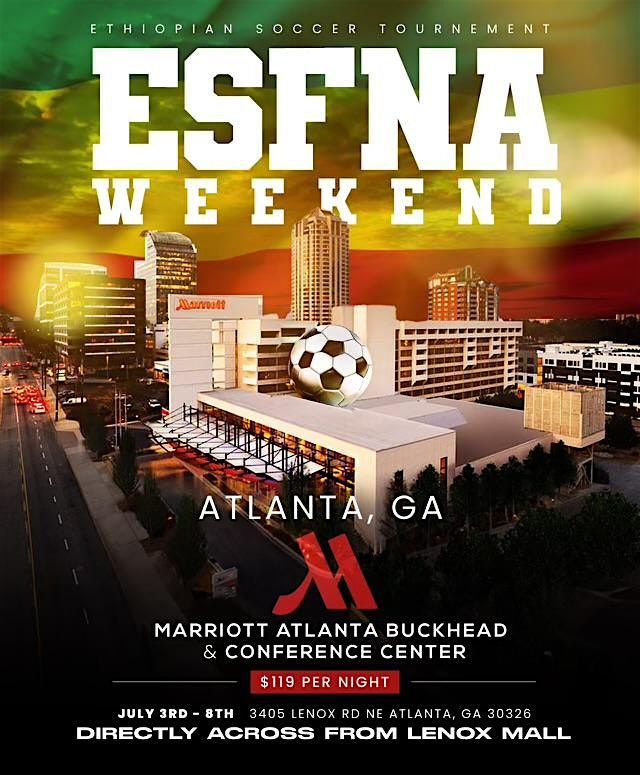 The Official Ethiopian Soccer Tournament Guide in ATL - 7\/4 - 7\/9