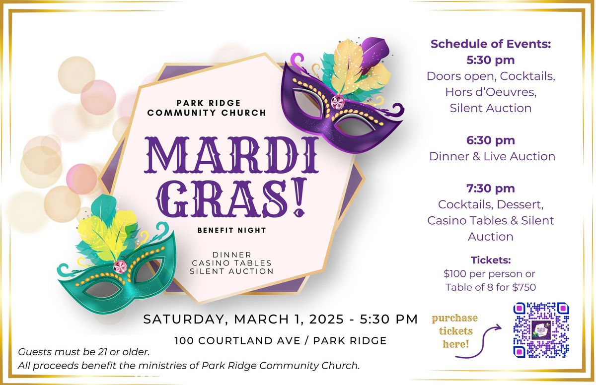 Mardi Gras Benefit Night!