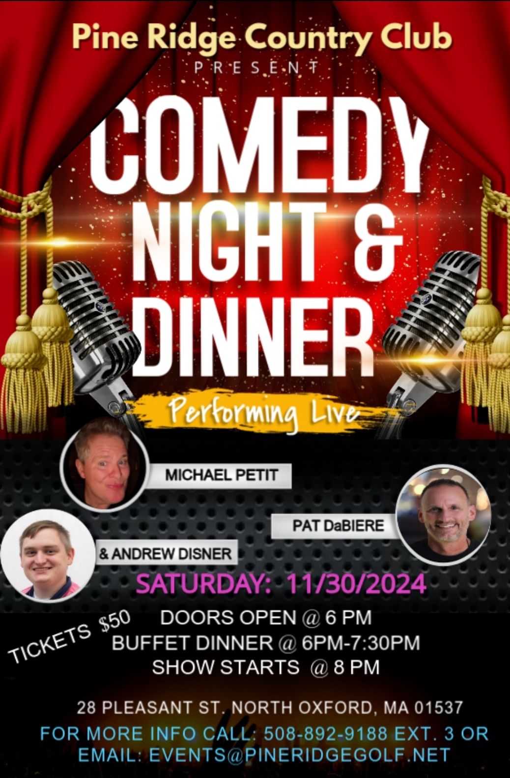 Comedy Night & Dinner