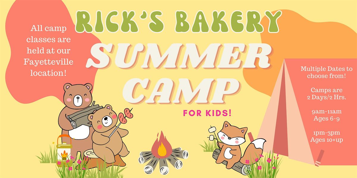 Summer Camp Session 6 (JULY 25 - 26) AGES 6-9