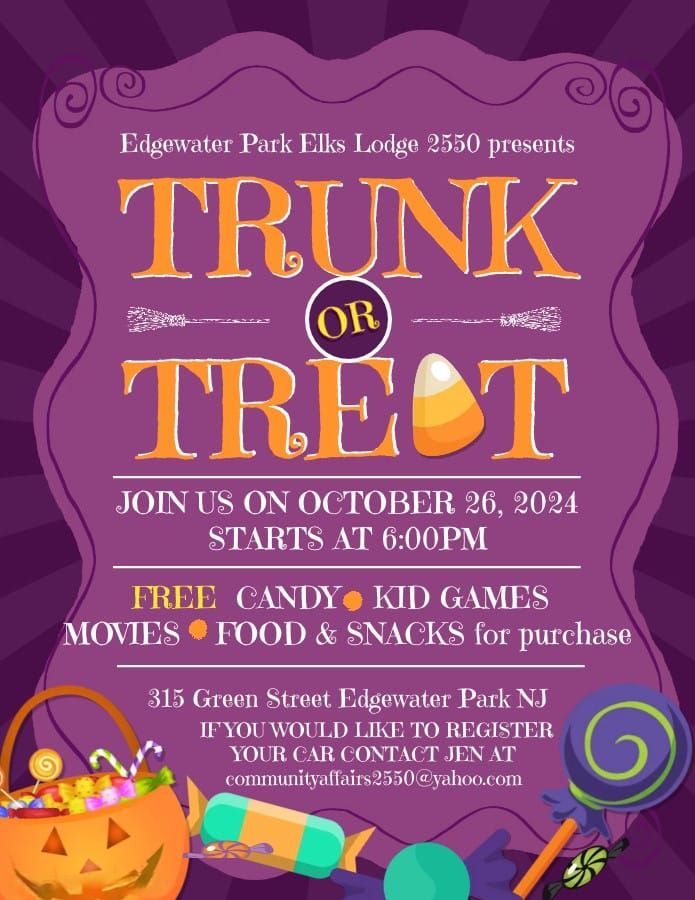 Edgewater Park Elks 2550 TRUNK or TREAT