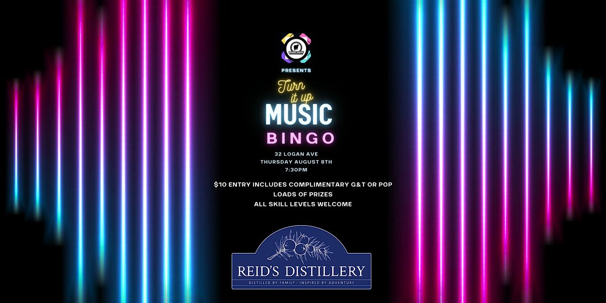 Music Bingo at Reid's Distillery