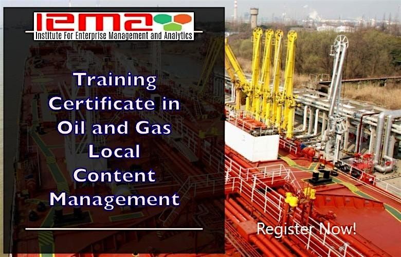 Certificate in Oil and Gas Local Content Management