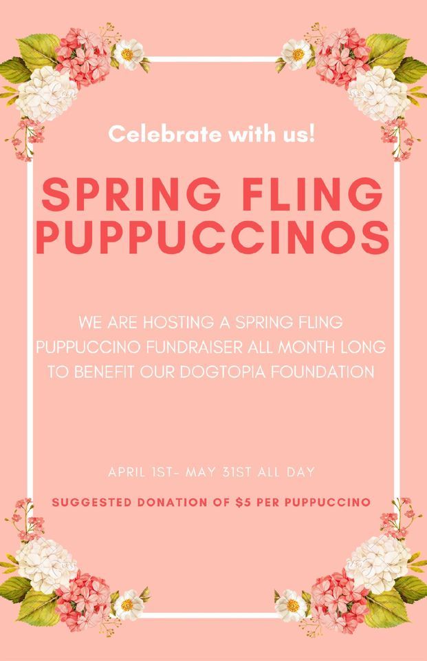 Spring Fling Puppuccino Fundraiser