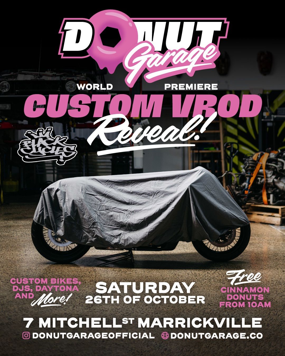 Donut Garage Custom VROD Reveal