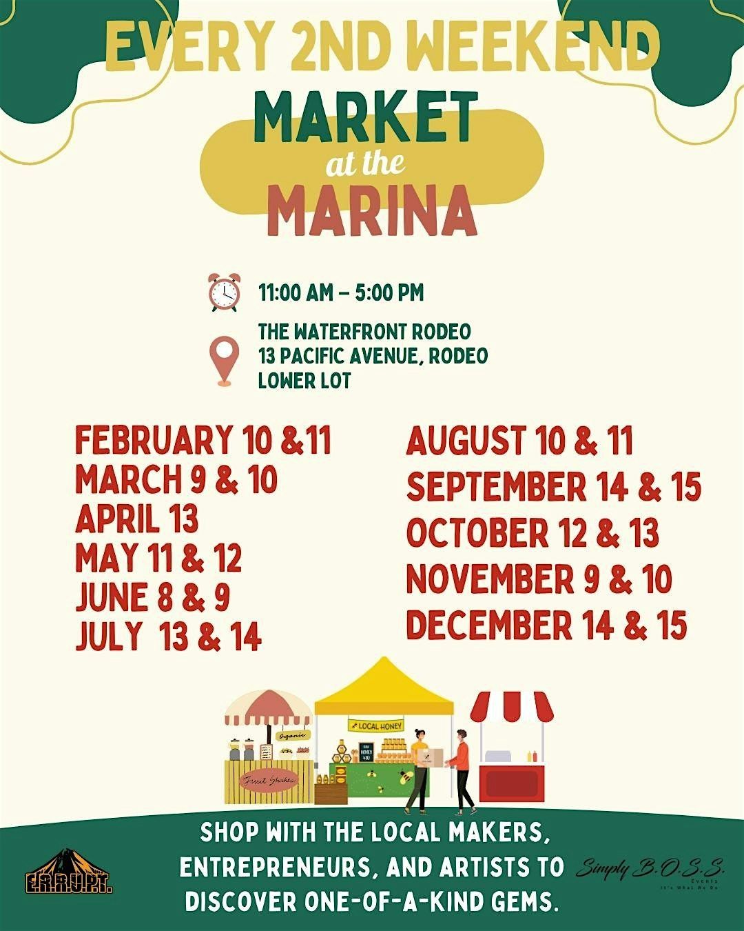 Market at the Marina (Every Second Saturday & Sunday)