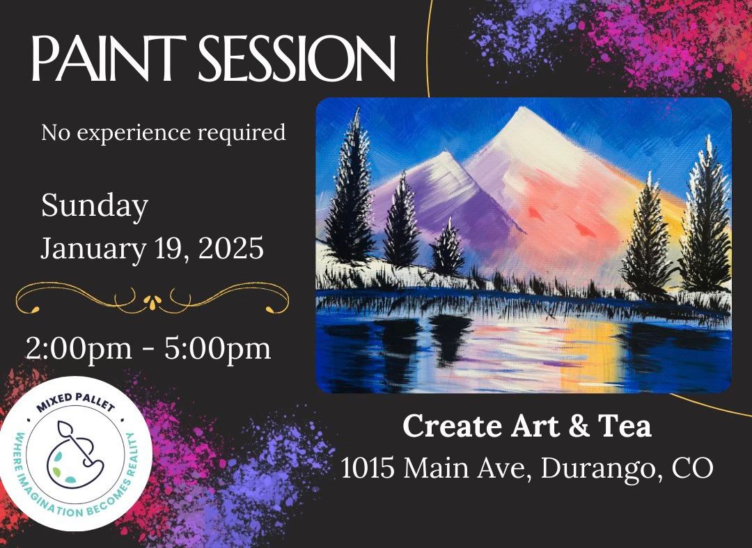 Paint Session with Create Art & Tea 