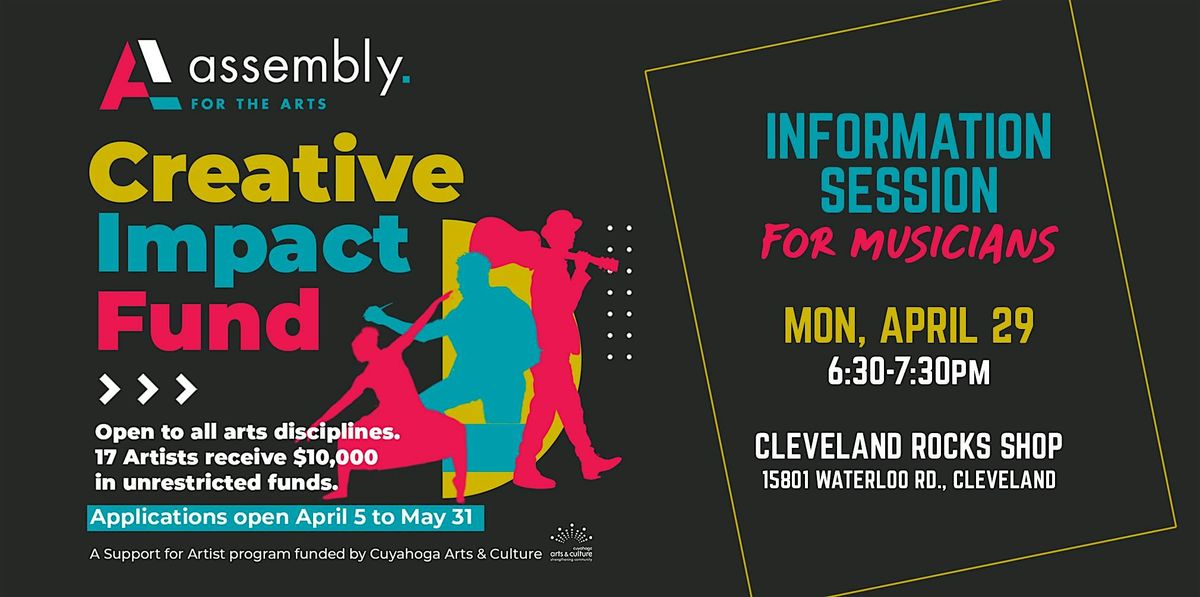 Creative Impact Fund Information Session