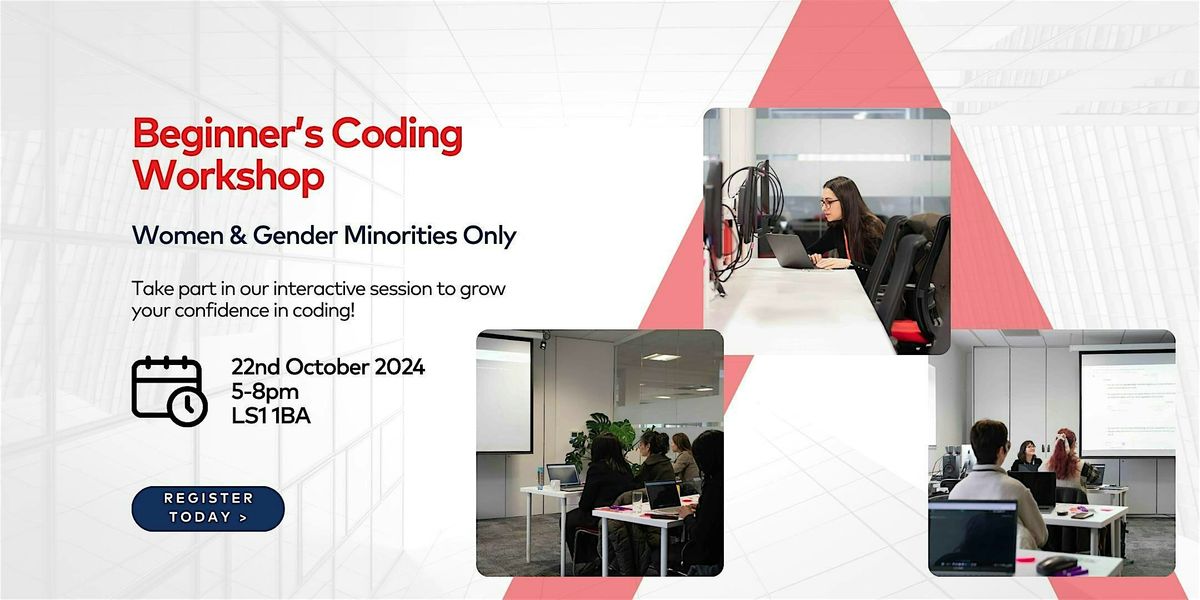 Beginner's Coding Workshop - Women and Gender Minorities Only