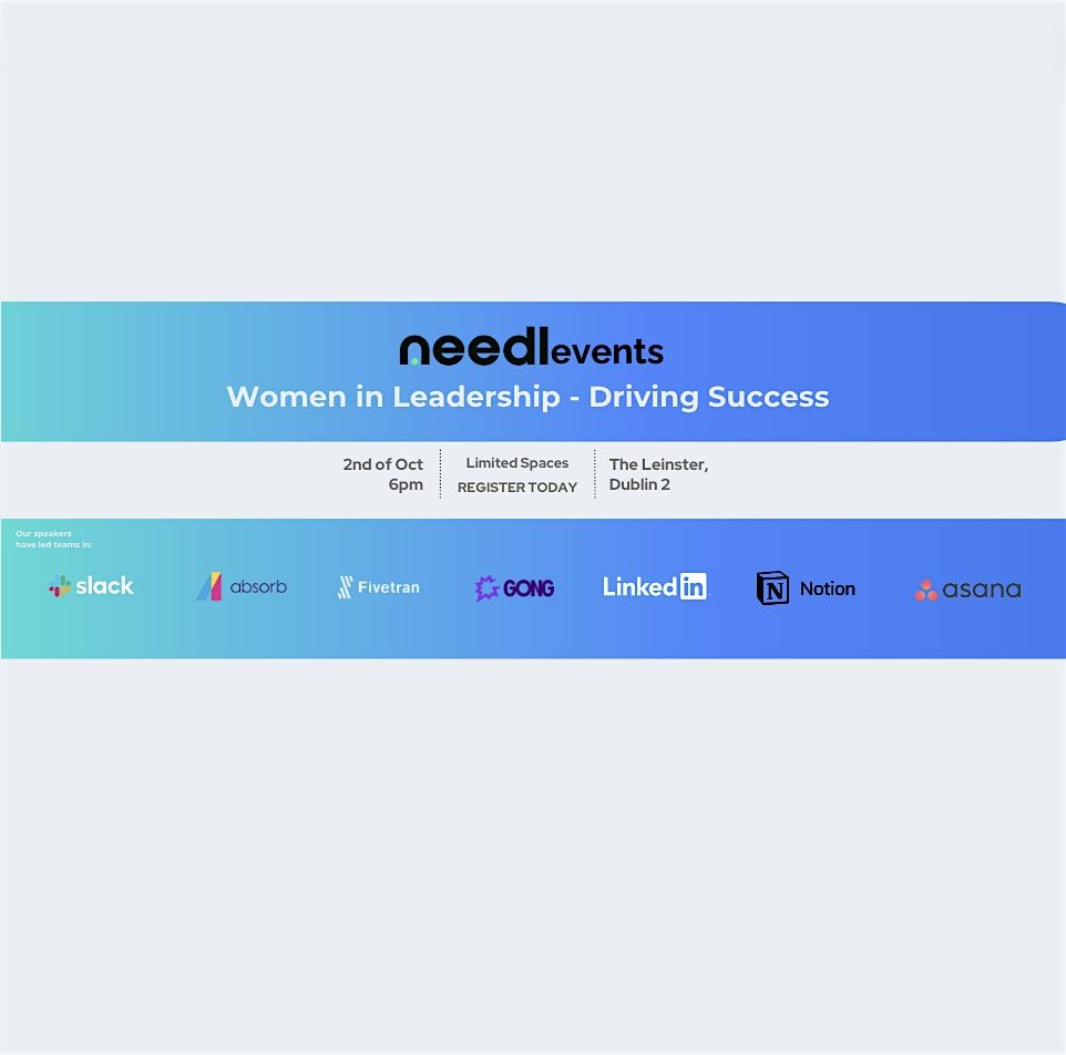 NEEDLevents - Women in Leadership