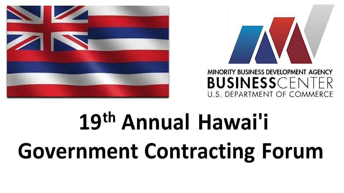 19th Annual Hawaii Government Contracting Forum