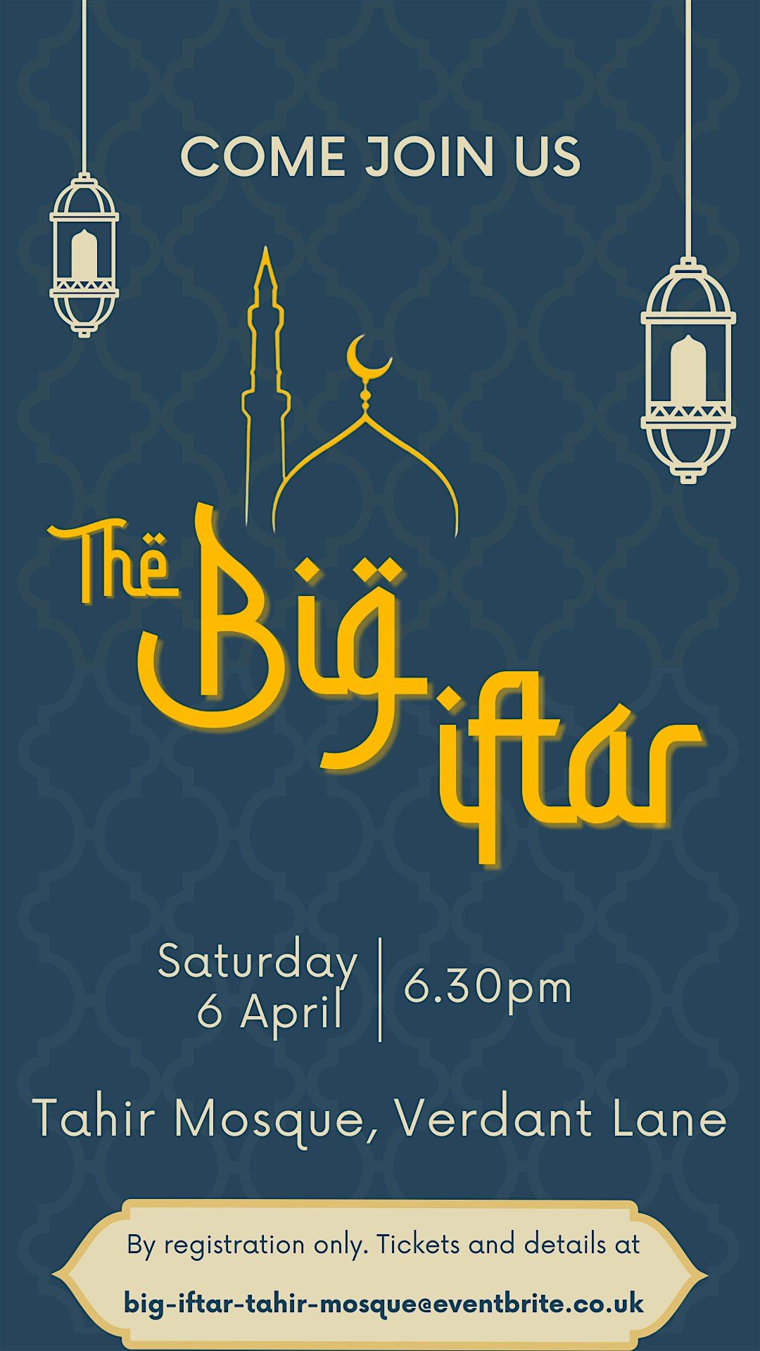 The Big Iftar, Tahir Mosque, Verdant Lane (Catford)