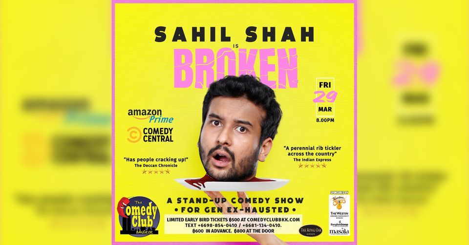 Stand-Up Comedy - SAHIL SHAH (Amazon Prime, Comedy Central)!