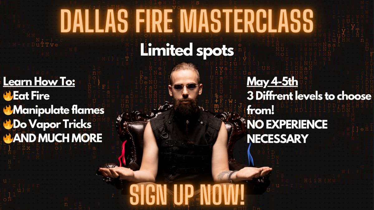 Fire-Masterclass Dallas
