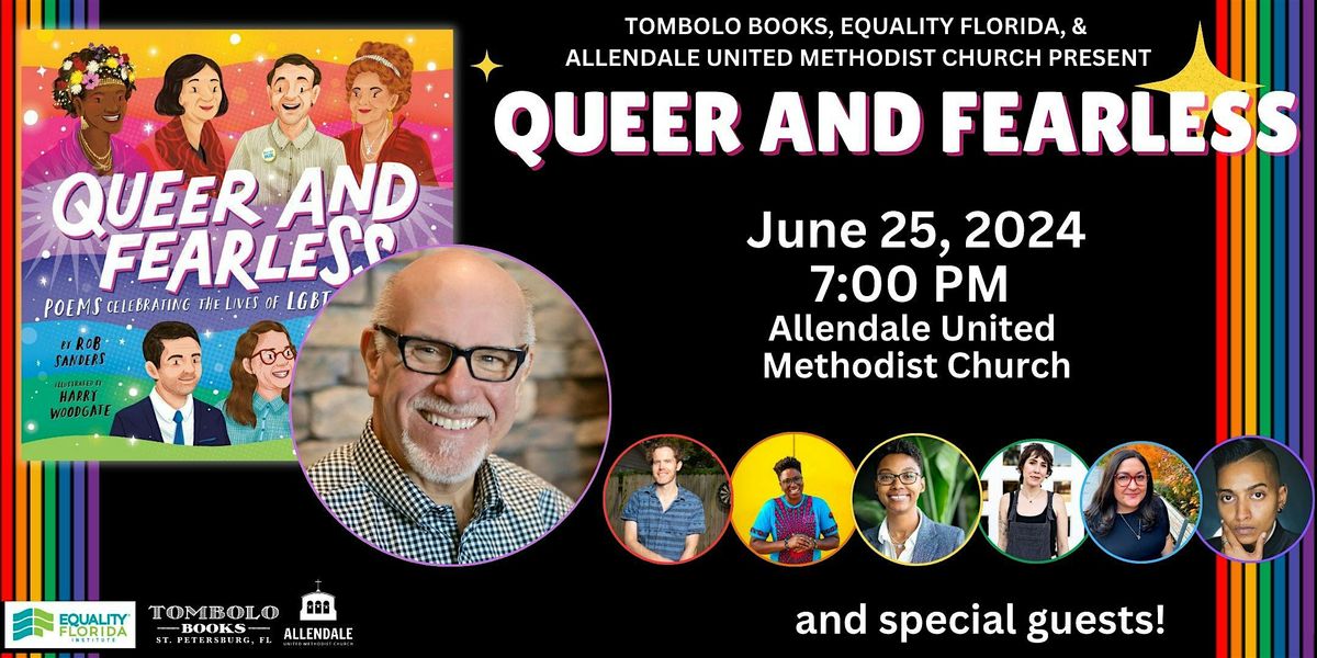 QUEER AND FEARLESS: A PRIDE celebration with Rob Sanders