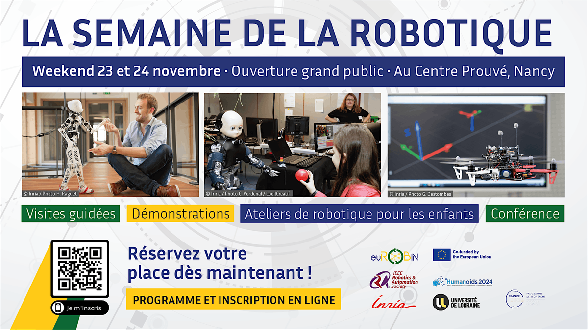 Visite du hall robotique - samedi 23 novembre 2024