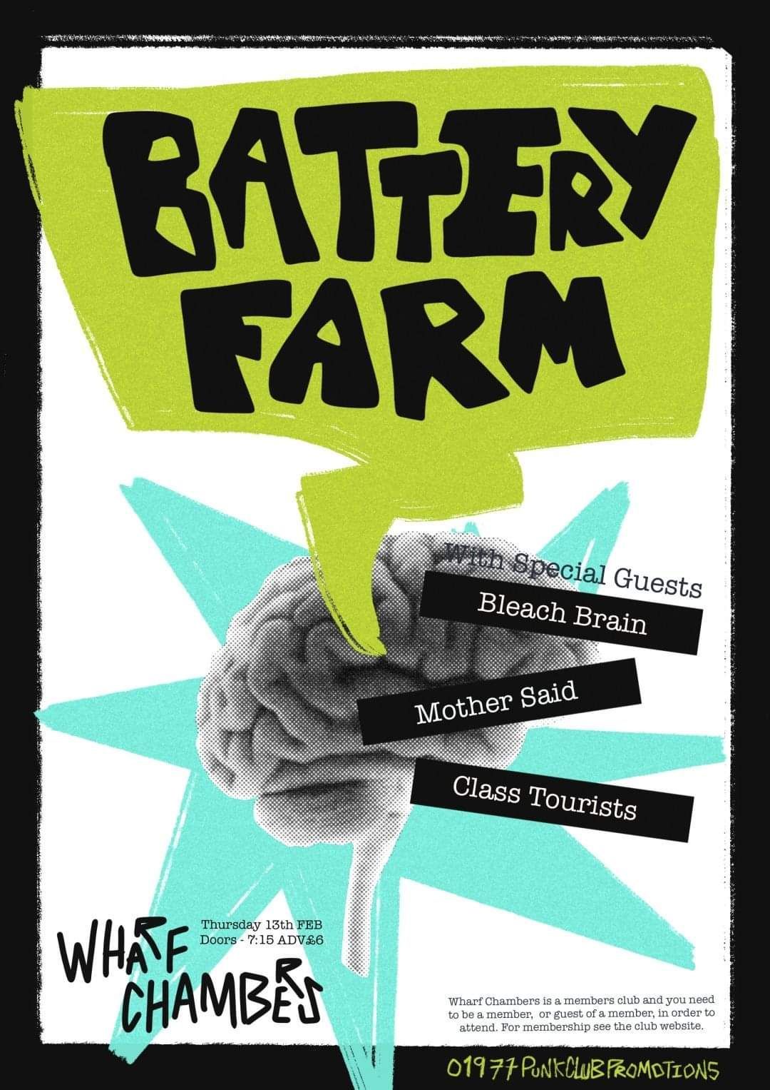 Battery Farm\/Bleach Brain\/Mother Said\/Class Tourists 